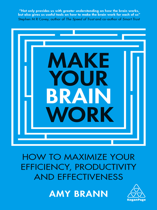 Title details for Make Your Brain Work by Amy Brann - Available
